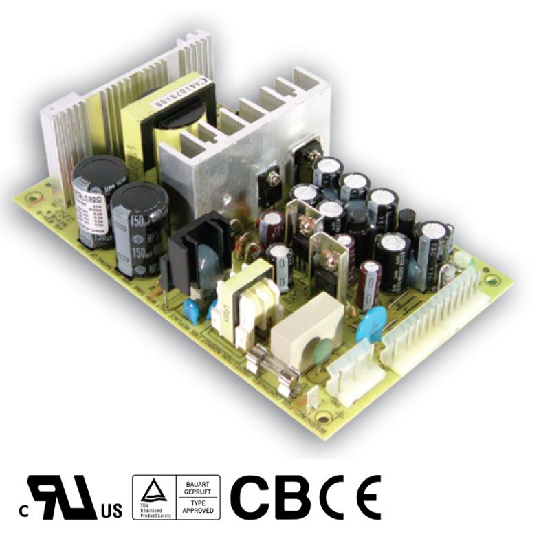 Mean Well PQ-100E Spínaný zdroj otevřený čtyřhladi | meanwell-eshop.cz