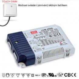 Mean Well LCM-40DA Vícehladinový zdroj s DALI 40W