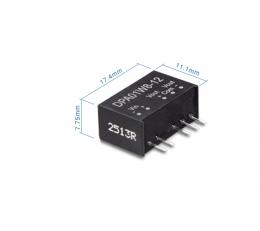 Mean Well DPA01W8-12 Měnič DC/DC modulový 1W 12V Mean Well DPA01W8-12 Měnič DC/DC modulový 1W 12V