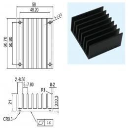 Chladič 21mm pro MHB100, MHB150, MHB75 Chladič 21mm pro MHB100, MHB150, MHB75