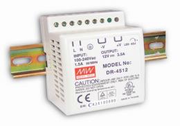 Mean Well DR-45-24 Napájecí spínaný zdroj na DIN l Mean Well DR-45-24 Napájecí spínaný zdroj na DIN l