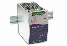Mean Well WDR-240-24 Zdroj na DIN 240W 24V 1+2f Mean Well WDR-240-24 Zdroj na DIN 240W 24V 1+2f