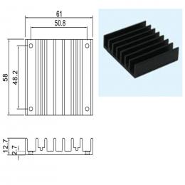 Chladič 12.7mm pro MHB100, MHB150, MHB75 Chladič 12.7mm pro MHB100, MHB150, MHB75
