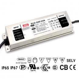 Mean Well ELG-240-24D2 Stmívatelný napěťový zdroj Mean Well ELG-240-24D2 Stmívatelný napěťový zdroj