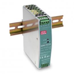 Mean Well EDR-75-12 Zdroj na DIN 75W 12V Mean Well EDR-75-12 Zdroj na DIN 75W 12V
