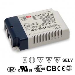 Mean Well IDLC-45A-500 Stmívatelný proudový zdroj Mean Well IDLC-45A-500 Stmívatelný proudový zdroj