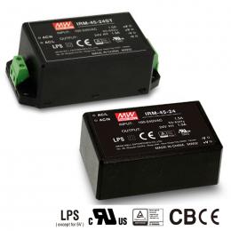 Mean Well IRM-45-24 Miniaturní zdroj na PCB 45W 24 Mean Well IRM-45-24 Miniaturní zdroj na PCB 45W 24