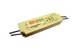 Mean Well LPV-20-12 Napájecí zdroj pro LED 20W 12V Mean Well LPV-20-12 Napájecí zdroj pro LED 20W 12V