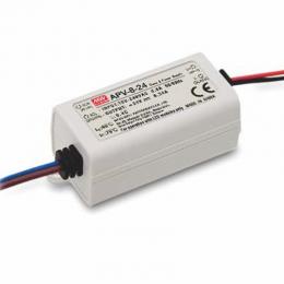 Mean Well APV-8-24 Napájecí zdroj pro LED 24V 8W Mean Well APV-8-24 Napájecí zdroj pro LED 24V 8W